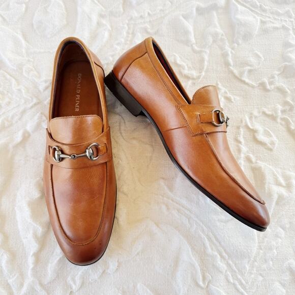 Donald J. Pliner Ted Bit Leather Slip-On Loafers main image 12
